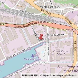 Mappa Via Pietro Querini,  6, 34147 Trieste, Trieste (Friuli-Venezia Giulia)