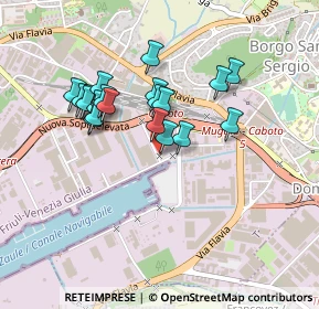 Mappa Via Pietro Querini, 34148 Trieste TS, Italia (0.3785)