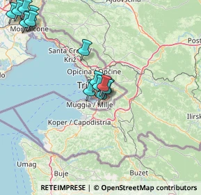 Mappa Via Pietro Querini, 34148 Trieste TS, Italia (20.73667)