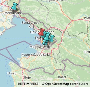 Mappa Via Pietro Querini, 34148 Trieste TS, Italia (10.14818)