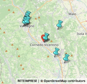 Mappa Via Neri Bergamino, 36073 Cornedo Vicentino VI, Italia (3.705)