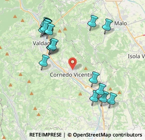 Mappa Via Neri Bergamino, 36073 Cornedo Vicentino VI, Italia (4.3455)