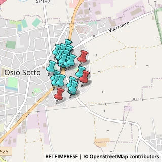 Mappa Via Vincenzo Bellini, 24046 Osio Sotto BG, Italia (0.29655)