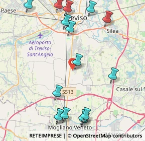 Mappa Str. Terraglio, 31021 Preganziol TV, Italia (5.21875)