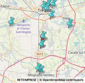 Mappa Str. Terraglio, 31021 Preganziol TV, Italia (4.47167)