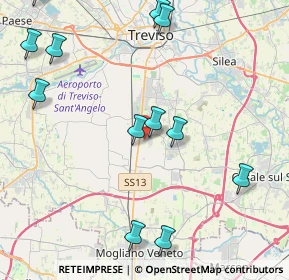 Mappa Str. Terraglio, 31021 Preganziol TV, Italia (5.73571)