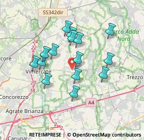 Mappa Via Italia, 20882 Bellusco MB, Italia (3.06933)