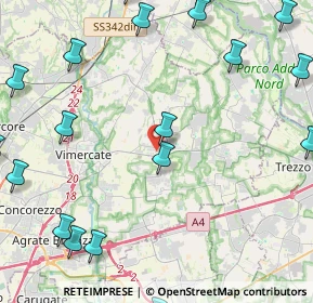 Mappa Via Italia, 20882 Bellusco MB, Italia (6.376)