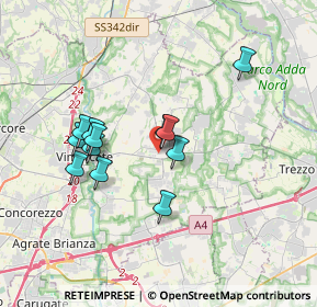 Mappa Via Italia, 20882 Bellusco MB, Italia (3.07583)