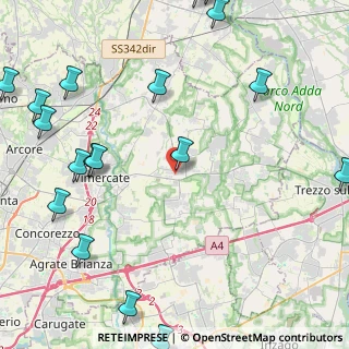 Mappa Via Italia, 20882 Bellusco MB, Italia (6.58)