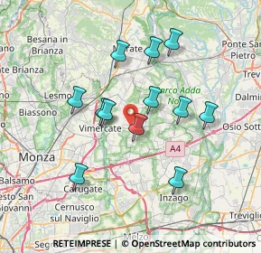 Mappa Via Italia, 20882 Bellusco MB, Italia (6.36083)