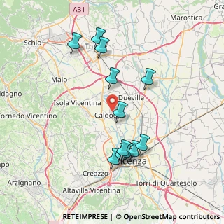 Mappa Via Moje, 36030 Caldogno VI, Italia (7.42083)