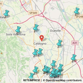 Mappa Via Moje, 36030 Caldogno VI, Italia (6.6415)