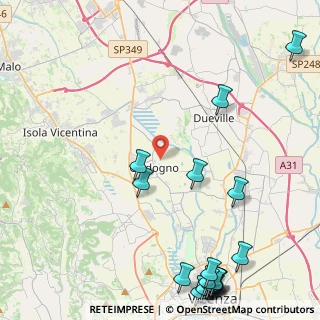 Mappa Via Moje, 36030 Caldogno VI, Italia (6.757)