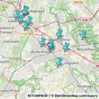 Mappa Via Giovanni Pascoli, 21052 Busto Arsizio VA, Italia (4.52929)