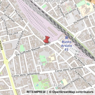 Mappa Via Goffredo Mameli, 36, 21052 Busto Arsizio, Varese (Lombardia)