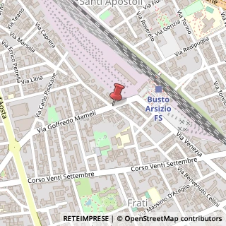 Mappa Via ferraris galileo 10, 21052 Busto Arsizio, Varese (Lombardia)