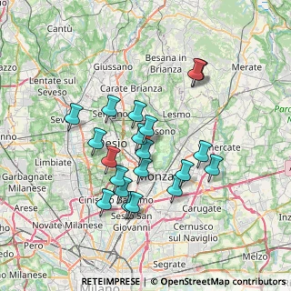 Mappa Via Ettore Majorana, 20851 Lissone MB, Italia (6.377)