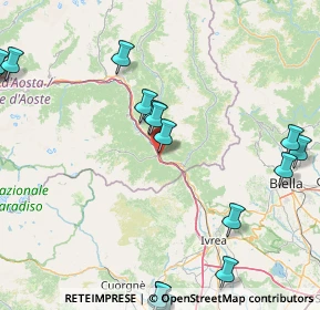 Mappa SS 26 della Valle d'Aosta, 11020 Bard AO (24.6445)