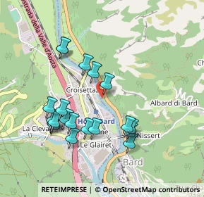 Mappa SS 26 della Valle d'Aosta, 11020 Bard AO (0.4625)