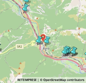Mappa SS 26 della Valle d'Aosta, 11020 Bard AO (3.3)