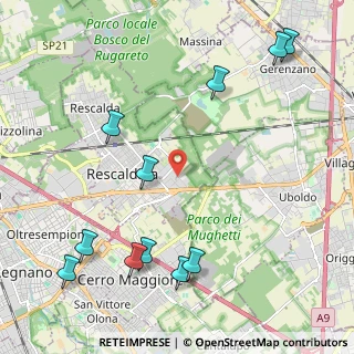 Mappa Via Valsesia, 20027 Rescaldina MI, Italia (2.69636)