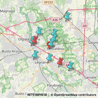Mappa Via Salvatore Quasimodo, 20025 Legnano MI, Italia (2.92091)