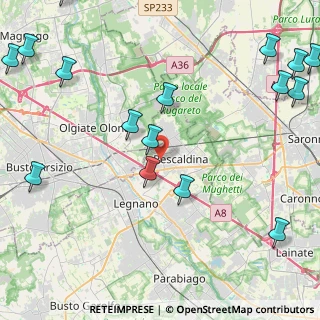Mappa Via Salvatore Quasimodo, 20025 Legnano MI, Italia (6.155)