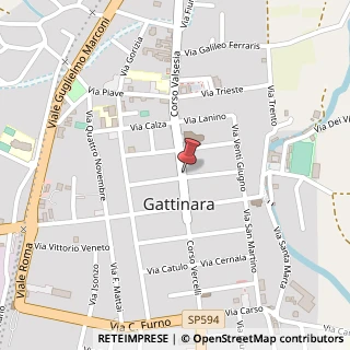 Mappa Corso Valsesia, 26, 13045 Gattinara VC, Italia, 13045 Gattinara, Vercelli (Piemonte)