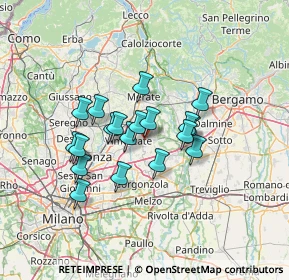 Mappa Via Toscana, 20882 Bellusco MB, Italia (10.45053)