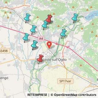 Mappa Via Moroni, 24060 Castelli Calepio BG, Italia (4.00727)