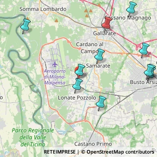 Mappa Via Giuseppe Verdi, 21010 Ferno VA, Italia (5.49545)