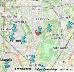 Mappa Via Giosuè Carducci, 20854 Vedano al Lambro MB, Italia (2.90182)