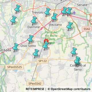 Mappa Strada Statale del Tonale e della Mendola, 24049 Levate BG, Italia (5.34733)