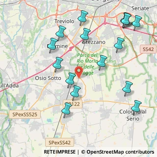 Mappa Strada Statale del Tonale e della Mendola, 24049 Levate BG, Italia (4.9675)