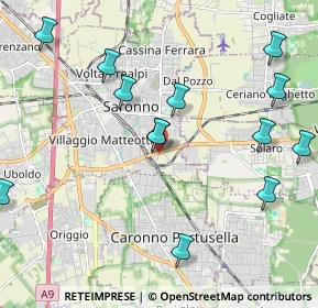 Mappa Via San Carlo, 21047 Saronno VA, Italia (2.36308)