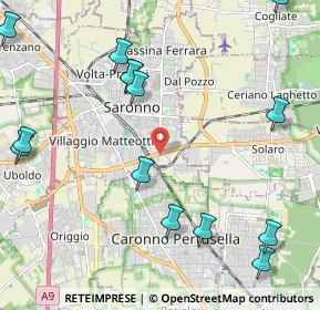 Mappa Via San Carlo, 21047 Saronno VA, Italia (2.74857)