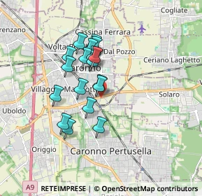 Mappa Via San Carlo, 21047 Saronno VA, Italia (1.38316)