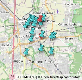 Mappa Via San Carlo, 21047 Saronno VA, Italia (1.4195)