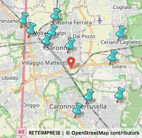 Mappa Via San Carlo, 21047 Saronno VA, Italia (2.42364)