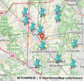 Mappa Via San Carlo, 21047 Saronno VA, Italia (4.43333)