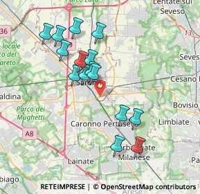 Mappa Via San Carlo, 21047 Saronno VA, Italia (3.462)