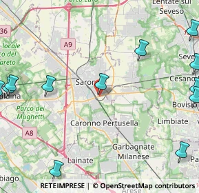 Mappa Via San Carlo, 21047 Saronno VA, Italia (6.84533)