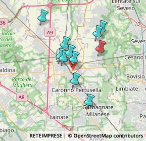 Mappa Via San Carlo, 21047 Saronno VA, Italia (2.76273)