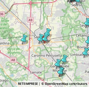 Mappa Via San Carlo, 21047 Saronno VA, Italia (6.259)