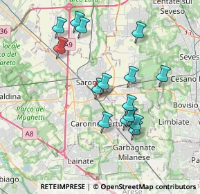 Mappa Via San Carlo, 21047 Saronno VA, Italia (3.48533)