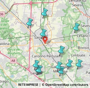 Mappa Via San Carlo, 21047 Saronno VA, Italia (4.82167)