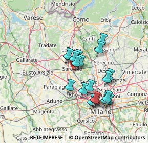 Mappa Via San Carlo, 21047 Saronno VA, Italia (11.36)