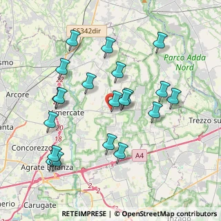 Mappa Via Veneto, 20882 Bellusco MB, Italia (3.9425)