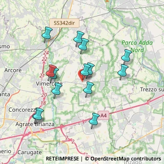 Mappa Via Veneto, 20882 Bellusco MB, Italia (3.69214)